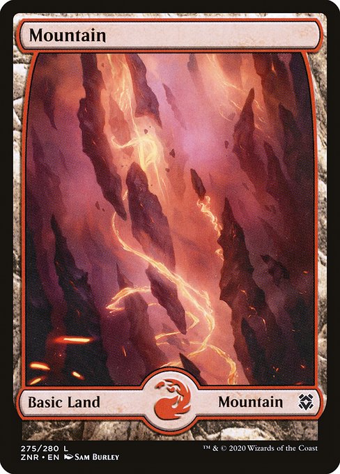 ZNR: Mountain (275) - Full Art (Foil)