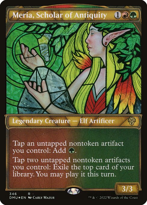 DMU: Meria, Scholar of Antiquity (Textured Foil)