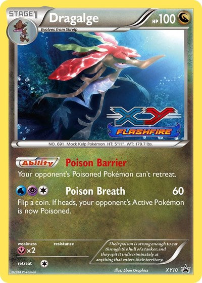 PR: Dragalge - XY10 (Prerelease) (Holofoil)