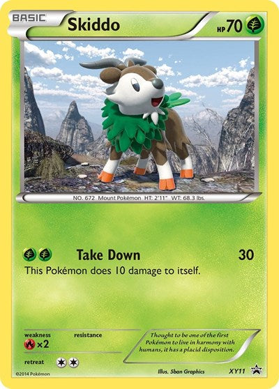 PR: Skiddo - XY11 (Holofoil)