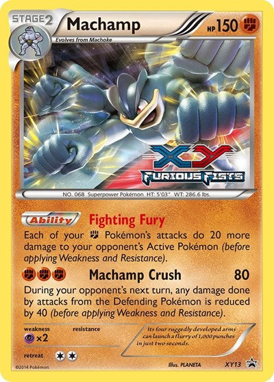 PR: Machamp - XY13 (Prerelease) (Holofoil)