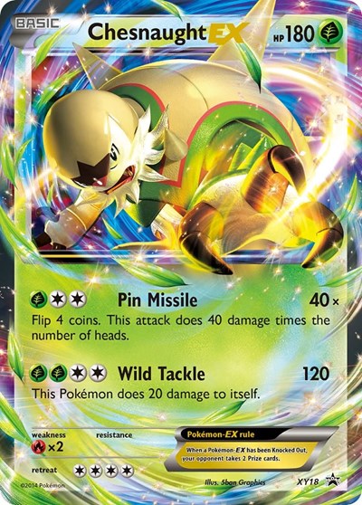 PR: Chesnaught EX - XY18 (Holofoil)