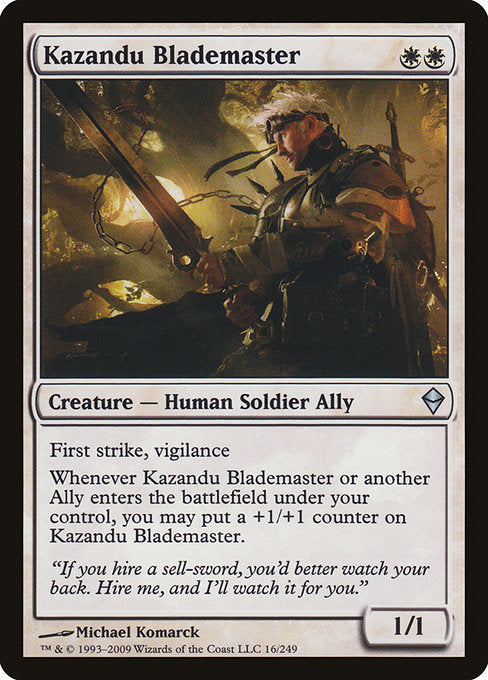 ZEN: Kazandu Blademaster (Foil)