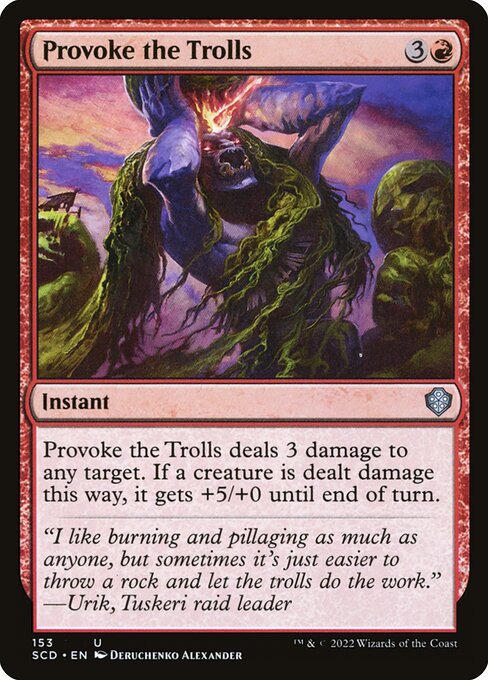 SCD: Provoke the Trolls