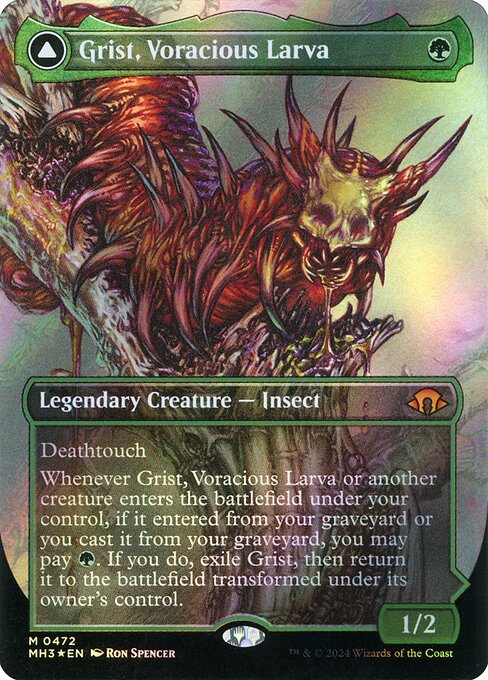 MH3: Grist, Voracious Larva (Borderless) (Textured Foil)