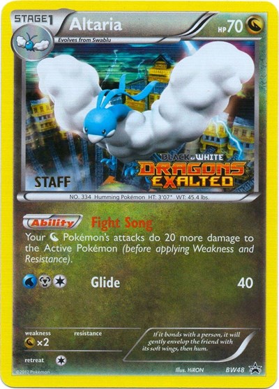 PR: Altaria - BW48 (Prerelease) [Staff] (Holofoil)