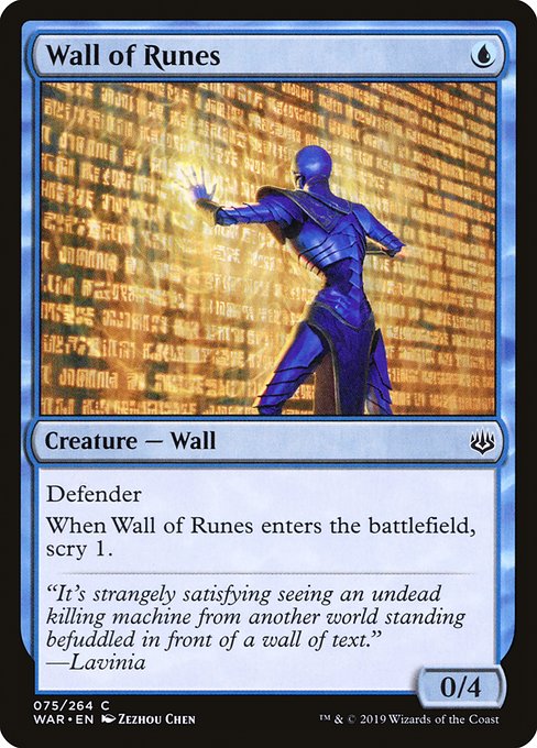WAR: Wall of Runes