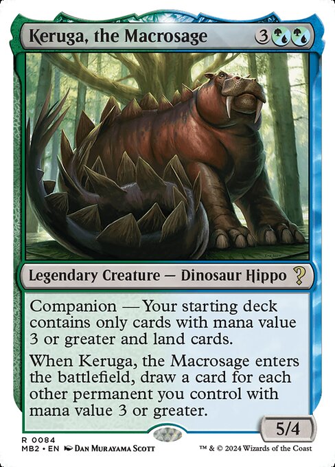 MB2: Keruga, the Macrosage (White Border)