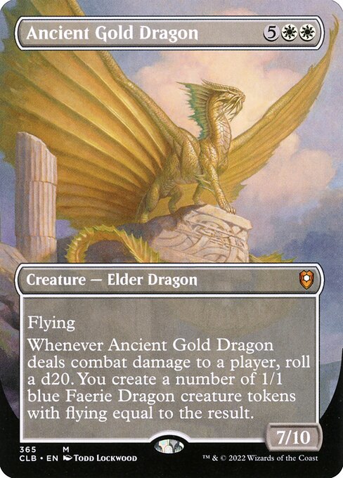 CLB: Ancient Gold Dragon (Borderless)