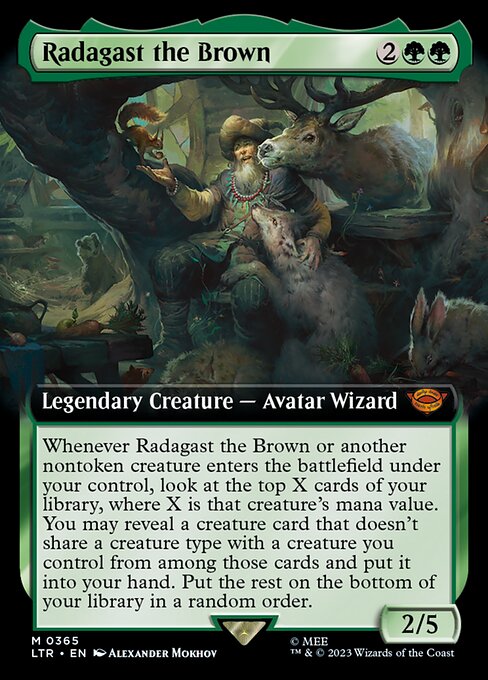 LTR: Radagast the Brown (Extended Art) (Foil)