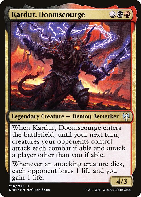 KHM: Kardur, Doomscourge (Foil)
