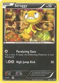 PR: Scraggy - BW25 (Cracked Ice Holo) (Holofoil)