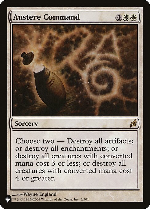 PLST: Austere Command (LRW)