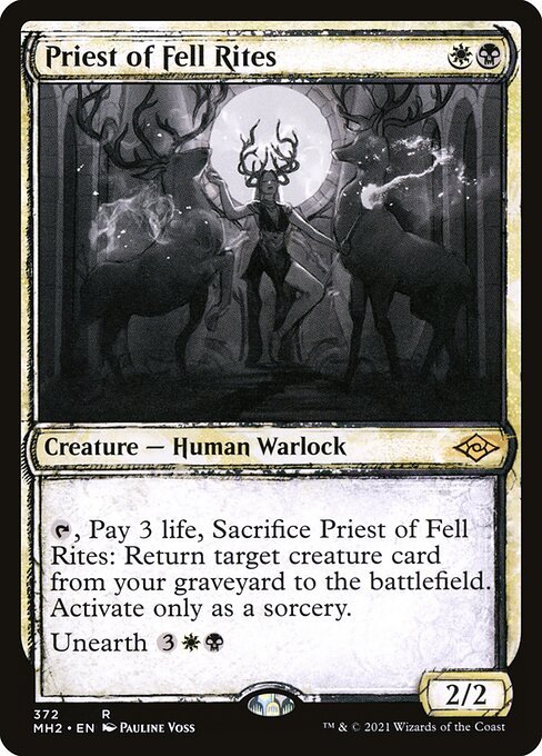 MH2: Priest of Fell Rites (Showcase) (Foil)