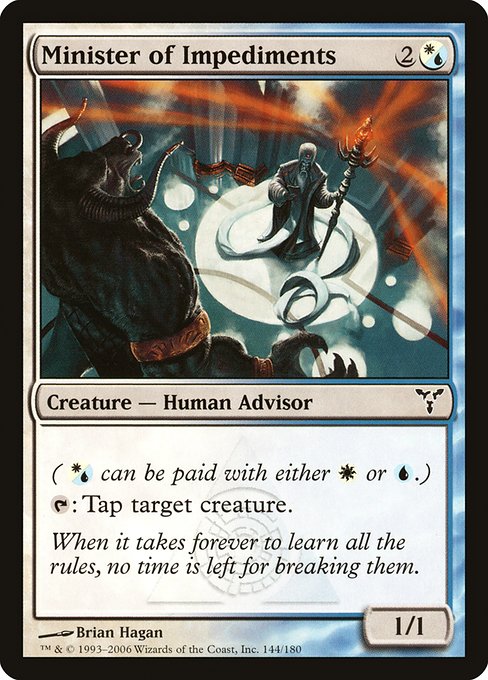 DIS: Minister of Impediments (Foil)