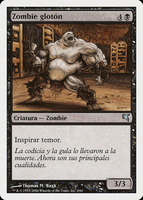 PSAL: Gluttonous Zombie (Italian) - "Zombie Vorace"