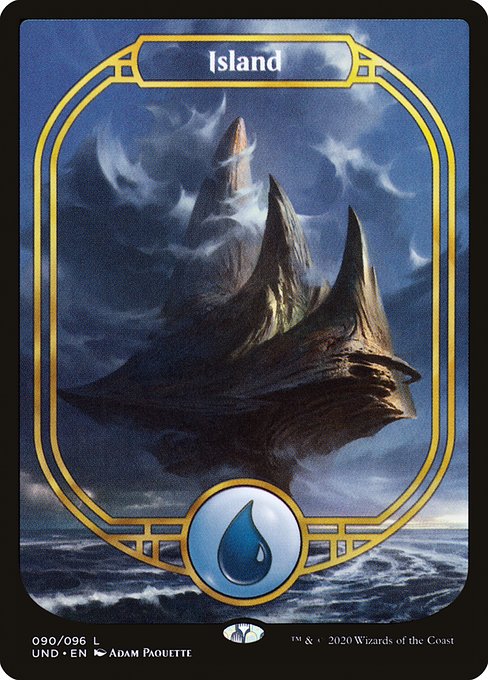 UND: Island (Full Art) (Foil)
