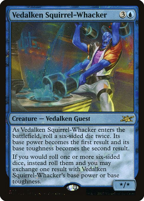 UNF: Vedalken Squirrel-Whacker (Galaxy Foil)