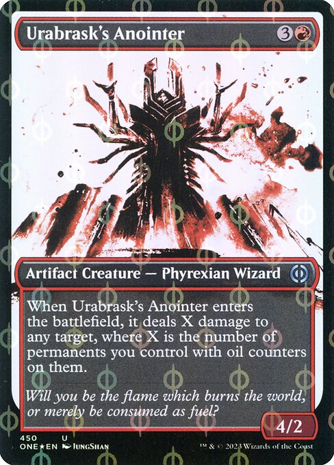 ONE: Urabrask's Anointer (Showcase) (Step-and-Compleat Foil)
