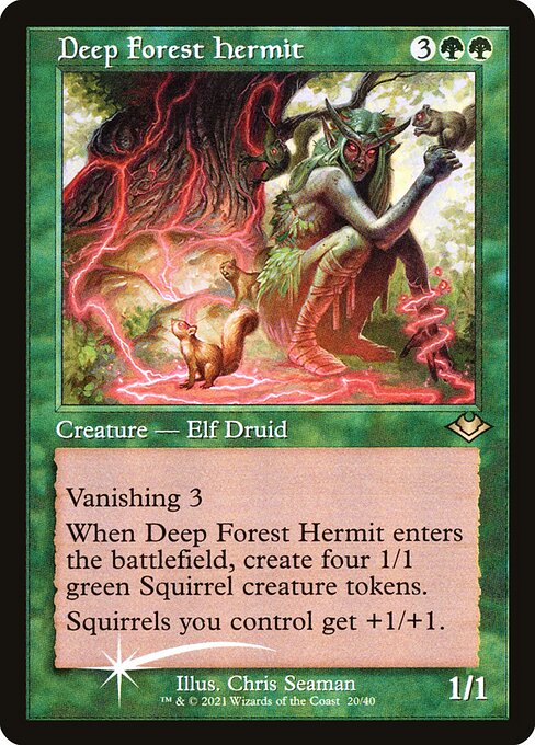 H1R: Deep Forest Hermit (Retro Frame) (Foil Etched)