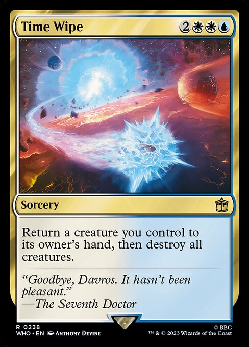 WHO: Time Wipe