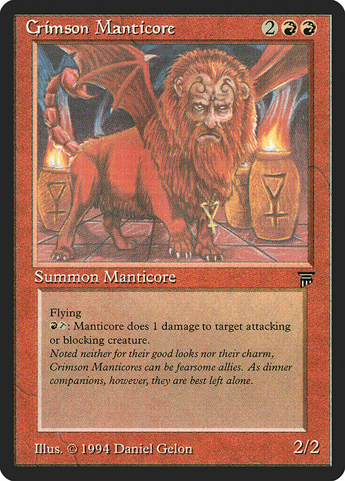 LEG: Crimson Manticore