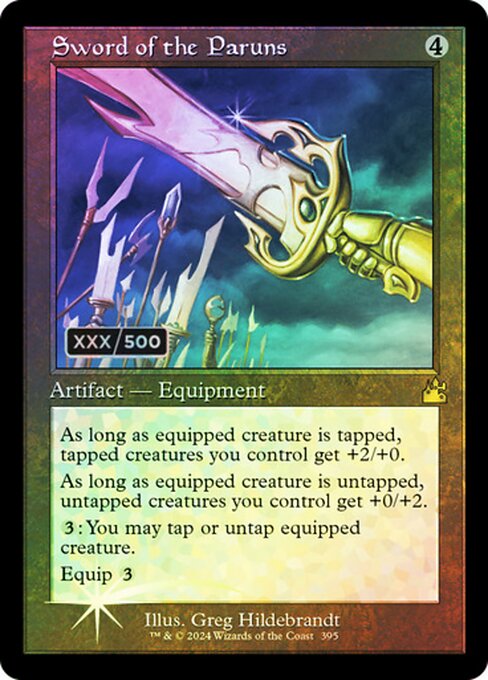 RVR: Sword of the Paruns (Retro Frame) (Serial Numbered) (Foil)