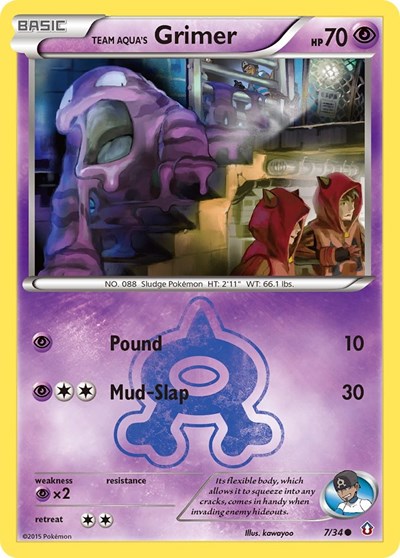 DCR: Team Aqua's Grimer (Reverse Holofoil)