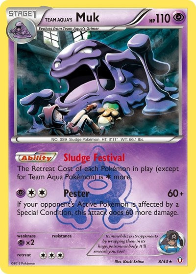 DCR: Team Aqua's Muk (Holofoil)