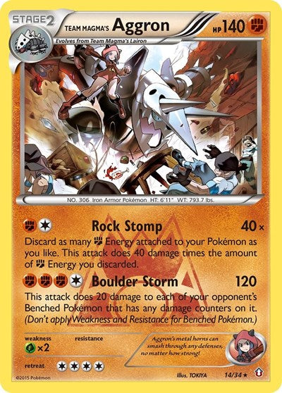 DCR: Team Magma's Aggron (Holofoil)