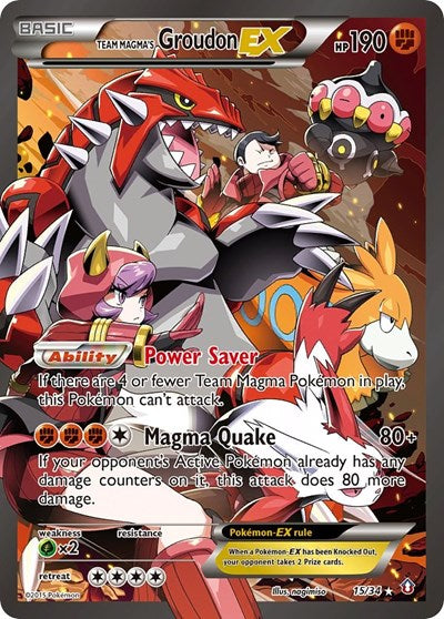 DCR: Team Magma's Groudon EX (Holofoil)