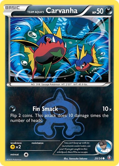 DCR: Team Aqua's Carvanha (Reverse Holofoil)