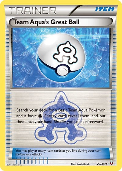 DCR: Team Aqua's Great Ball (Reverse Holofoil)