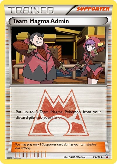 DCR: Team Magma Admin (Reverse Holofoil)