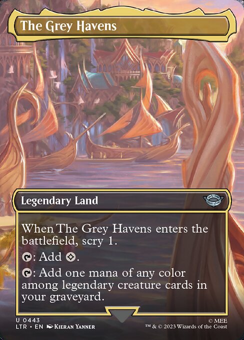 LTR: The Grey Havens (Borderless) (Foil)