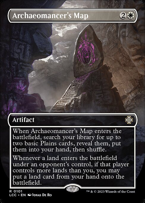 LCC: Archaeomancer's Map (Borderless) (Foil)