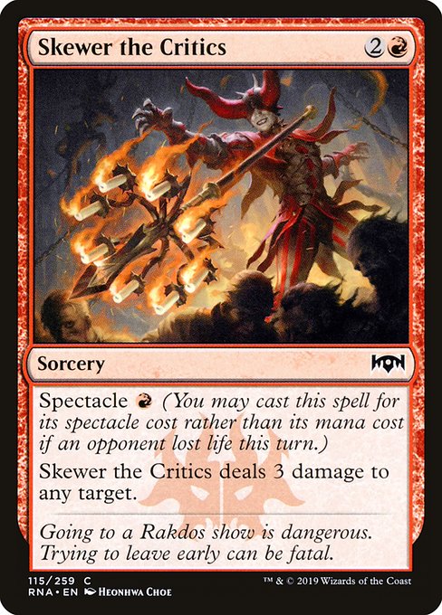 RNA: Skewer the Critics (Foil)
