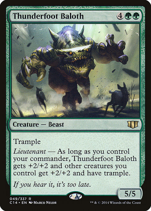 C14: Thunderfoot Baloth
