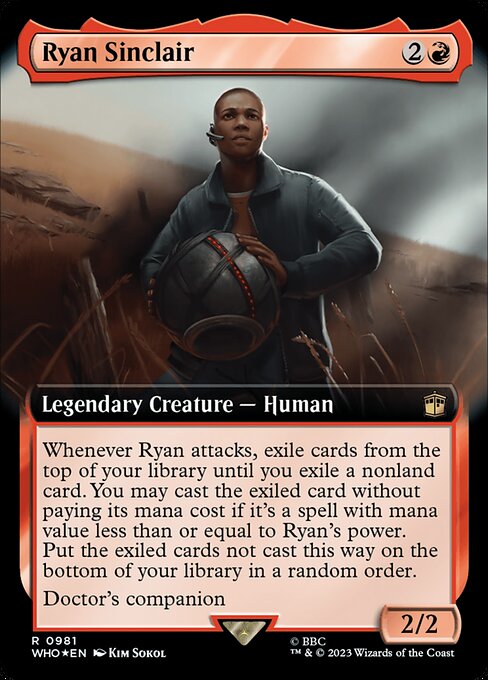 WHO: Ryan Sinclair (Extended Art) (Surge Foil)