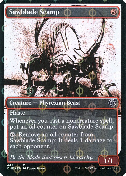 ONE: Sawblade Scamp (Showcase) (Step-and-Compleat Foil)