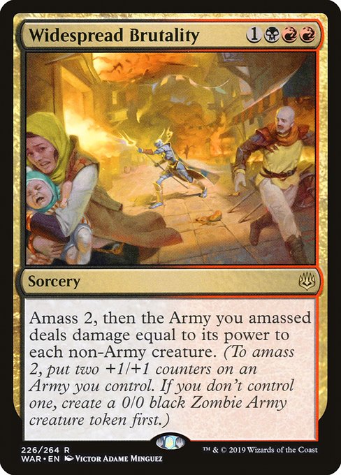 WAR: Widespread Brutality
