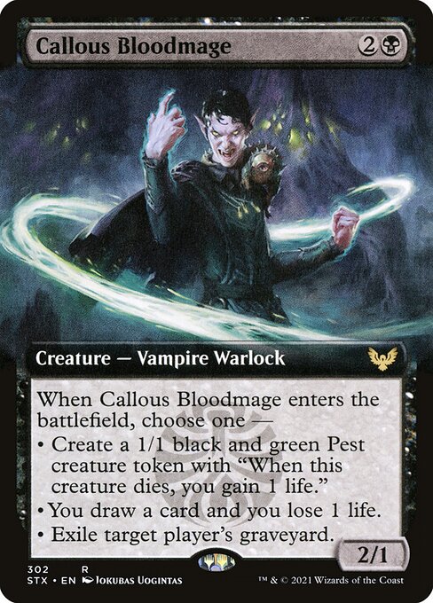 STX: Callous Bloodmage (Extended Art) (Foil)