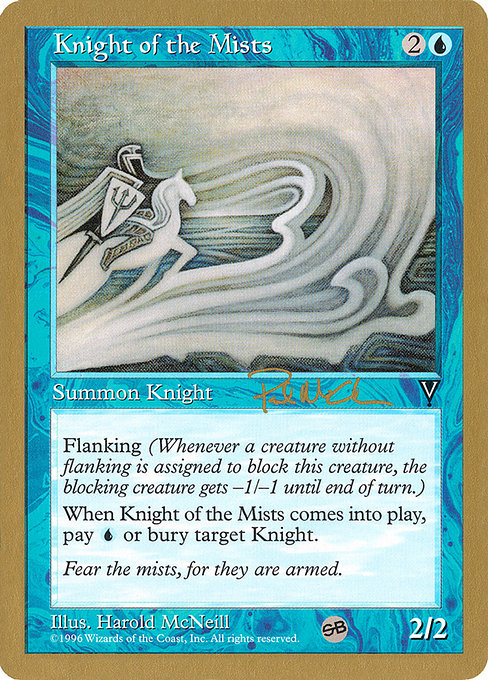 WC97: Knight of the Mists - 1997 Paul McCabe (VIS) (SB)