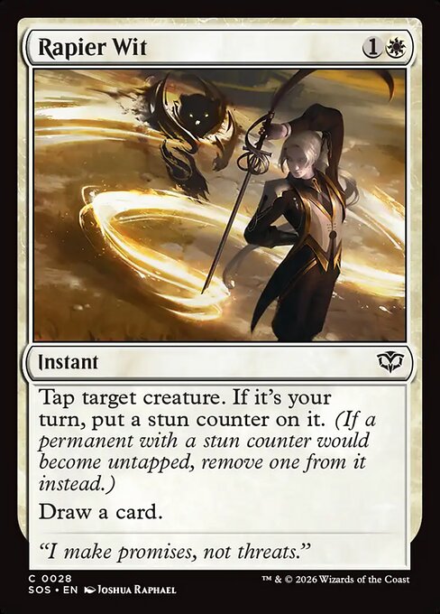 SOS: Rapier Wit (Foil)