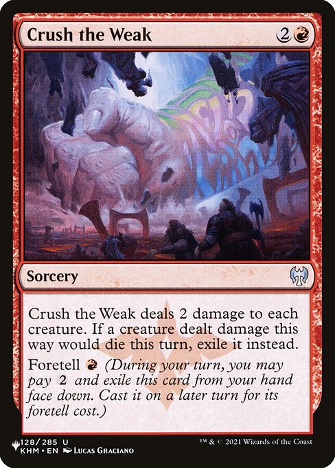 PLST: Crush the Weak