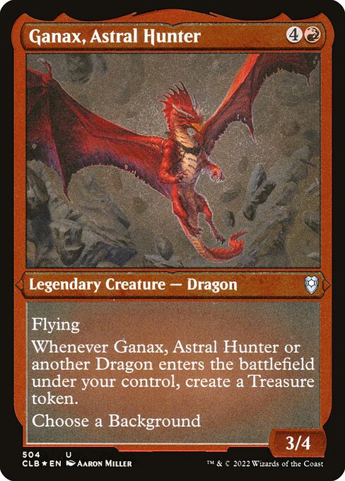CLB: Ganax, Astral Hunter (Foil Etched)
