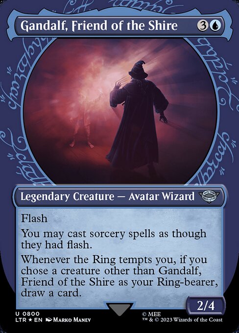 LTR: Gandalf, Friend of the Shire (Showcase) (Surge Foil)