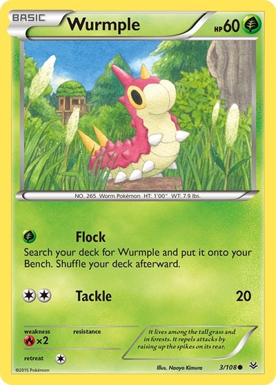 ROS: Wurmple (Reverse Holofoil)
