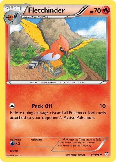 ROS: Fletchinder (Reverse Holofoil)
