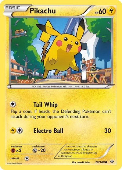 ROS: Pikachu (Reverse Holofoil)